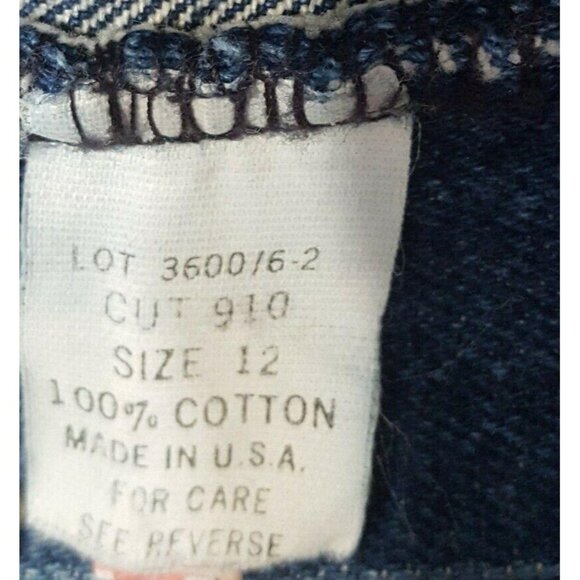 Picket Post Jeans 28/30 High Waist Denim Mom Tapered Leg Retro Vtg 80s USA - Picture 8 of 10